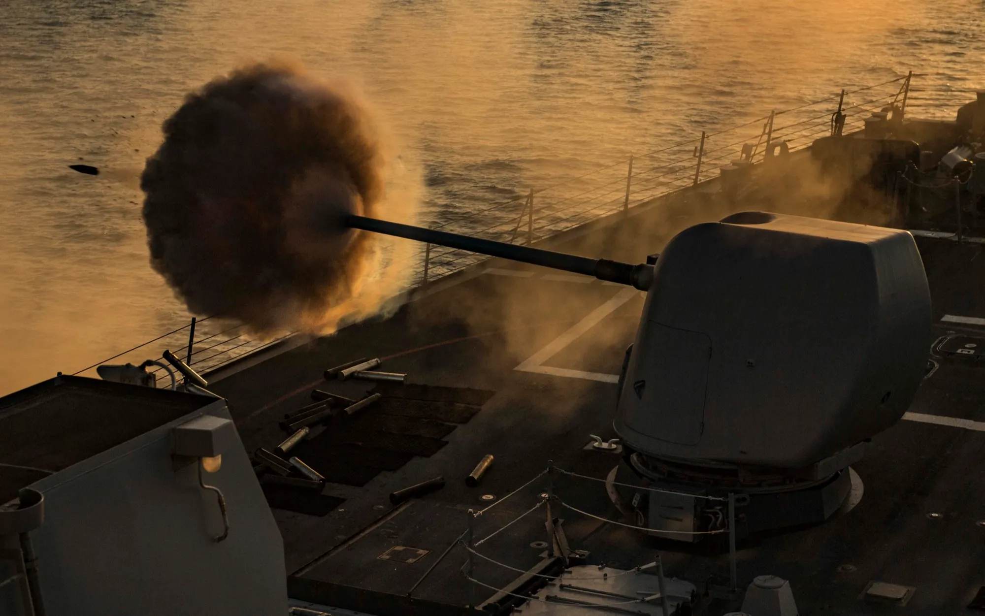 Ordnance detonation at sea — U.S. Navy photojournalism by Ryan Utah