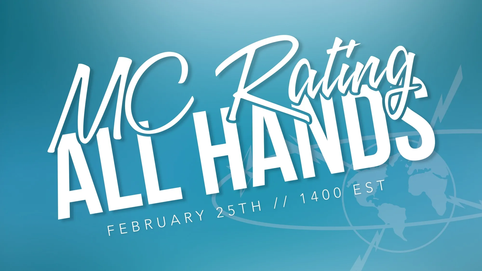 MC All Hands Call — advertisement for a virtual gathering of 1,000+ military media professionals