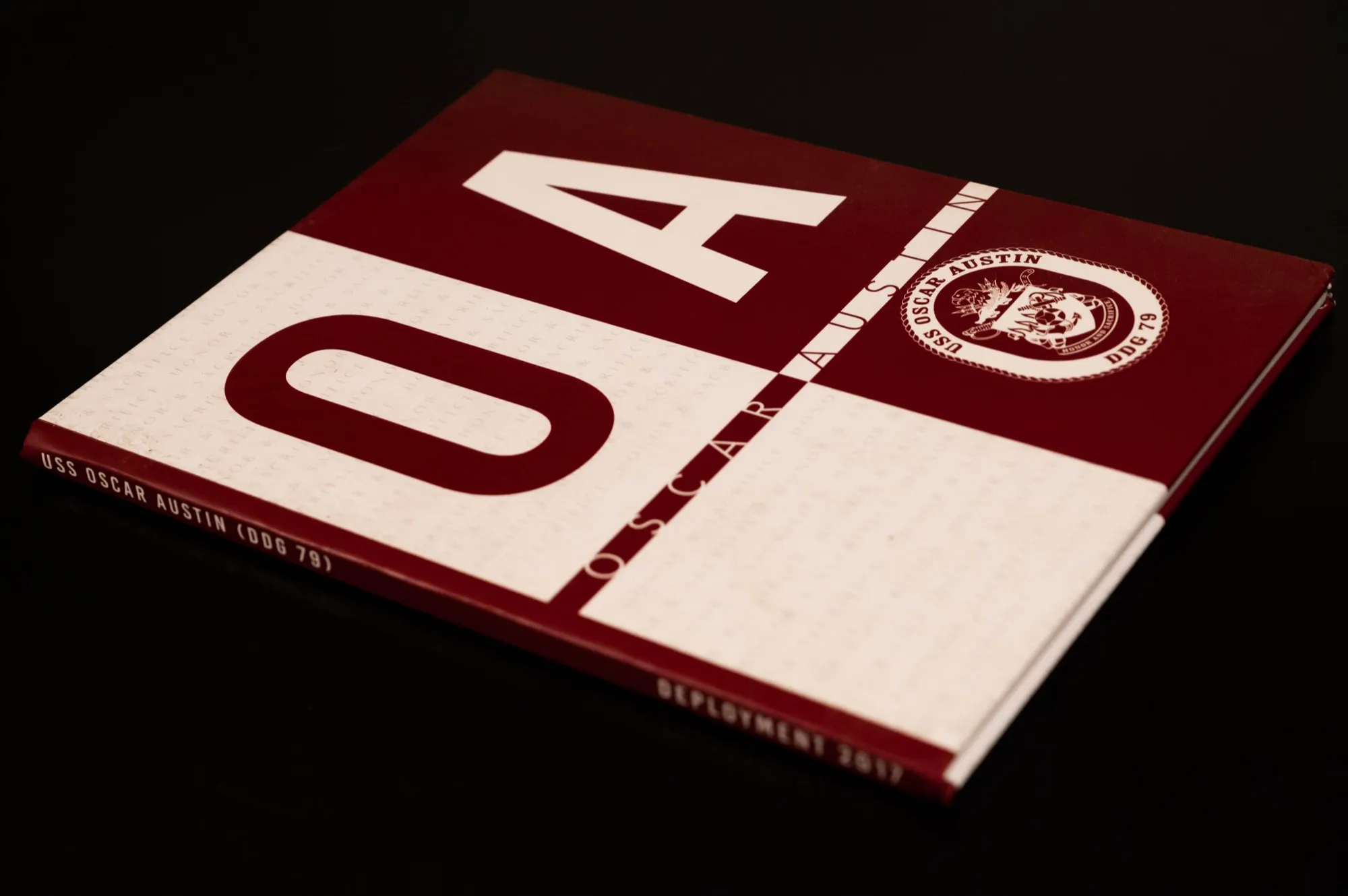 USS Oscar Austin cruisebook — 200-page book for 350 Sailors