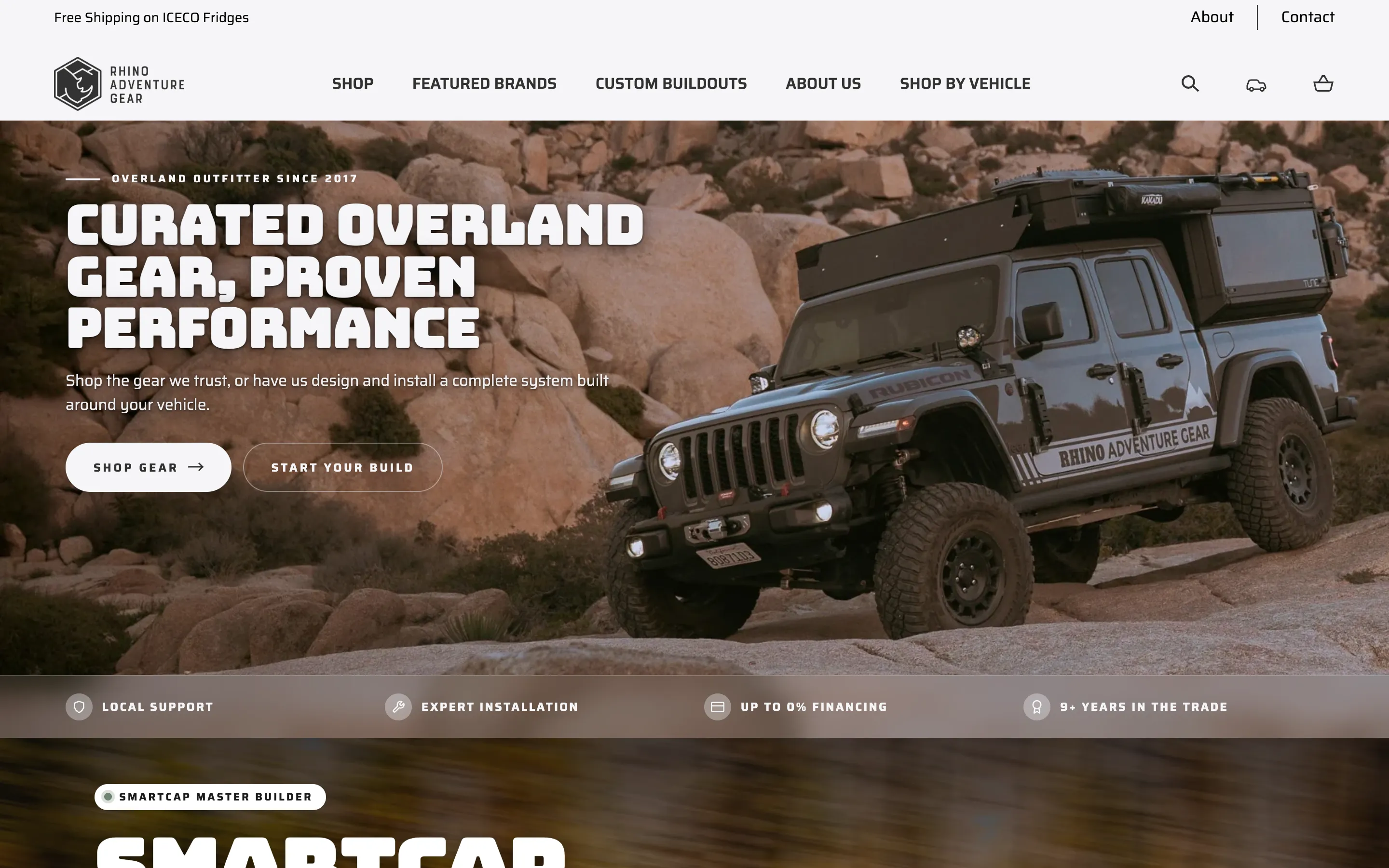 rhinoadventuregear.com — overland gear storefront
